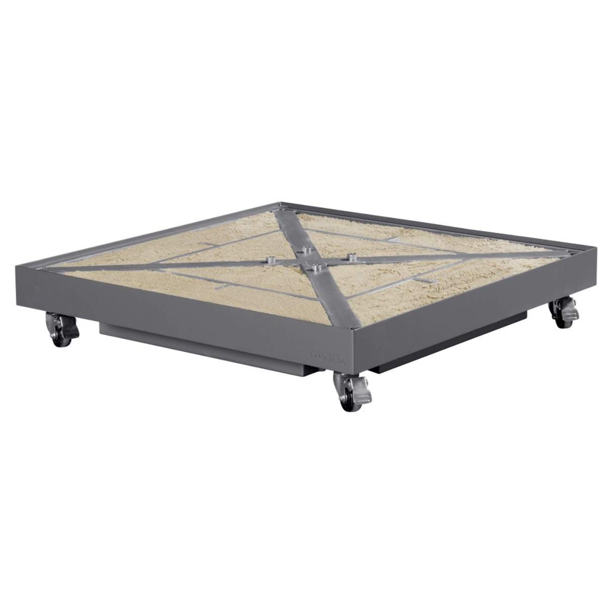 Beau&Co Ceramica Grey 90KG Wheeled Parasol Base