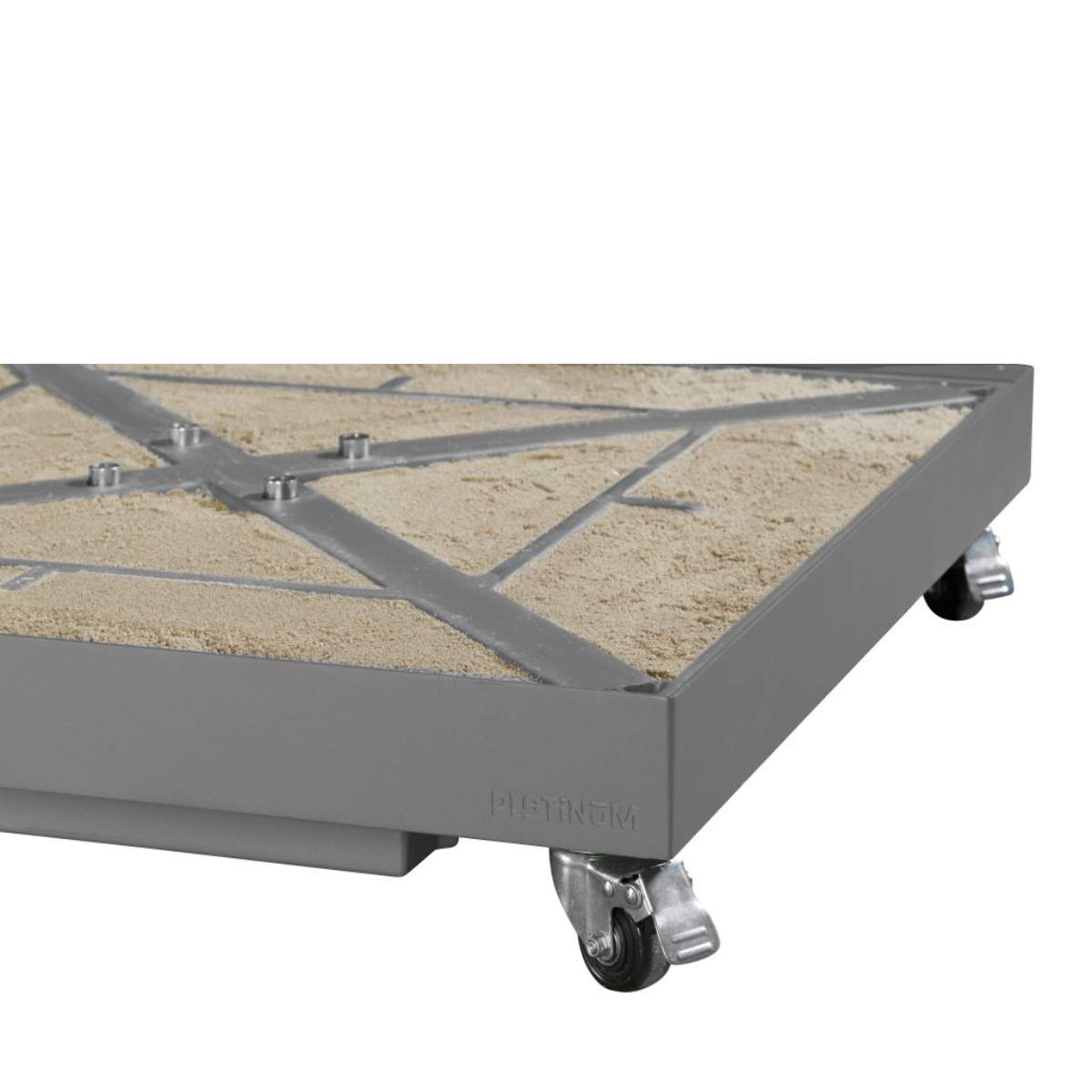 Beau&Co Ceramica Grey 90KG Wheeled Parasol Base