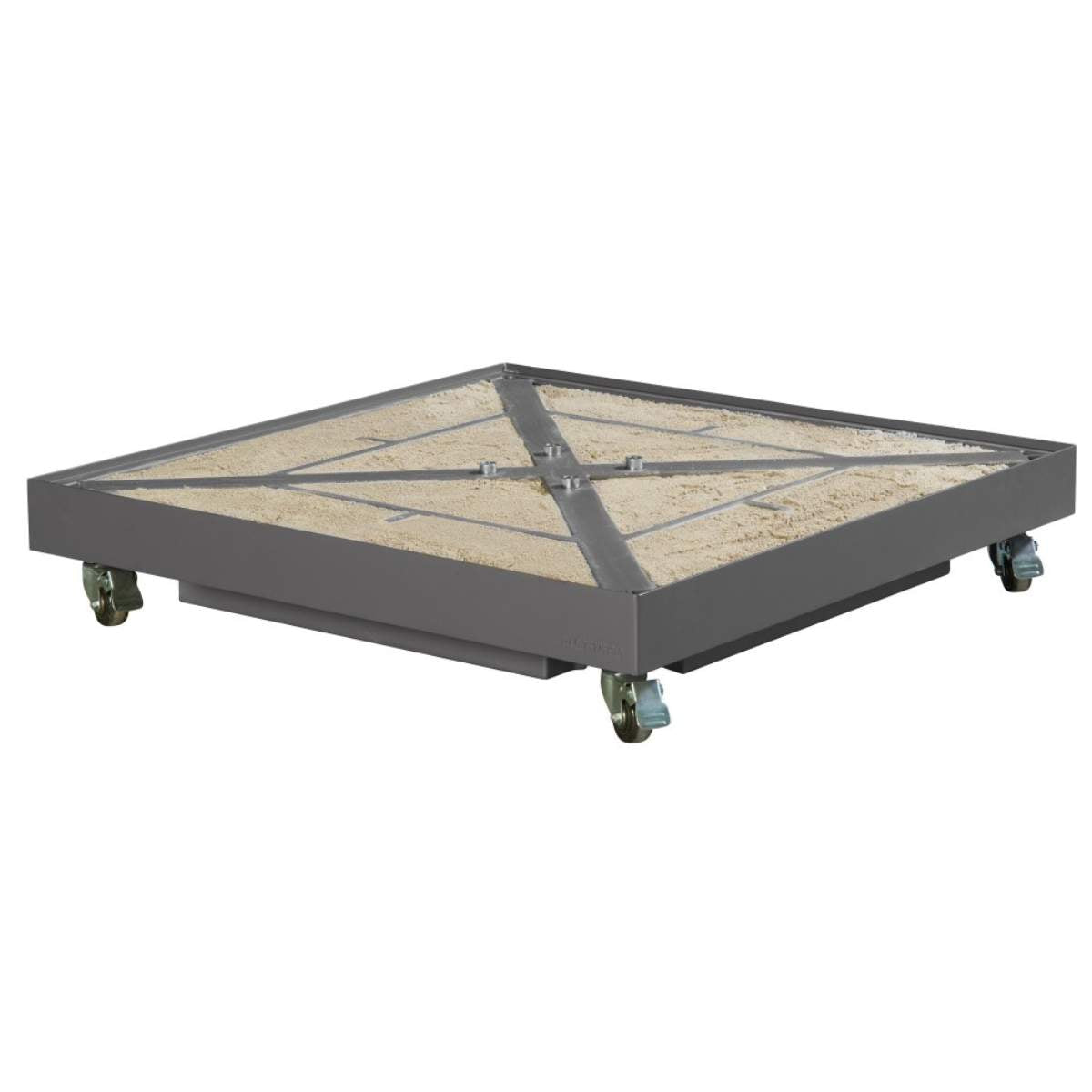 Beau&Co Ceramica Grey 40KG Wheeled Parasol Base
