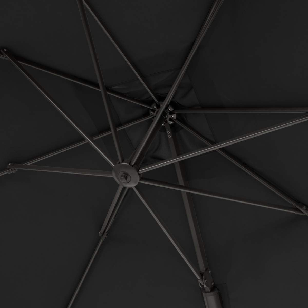 Beau&Co Voyager T2 2.7m Square Anthracite Free Arm Parasol