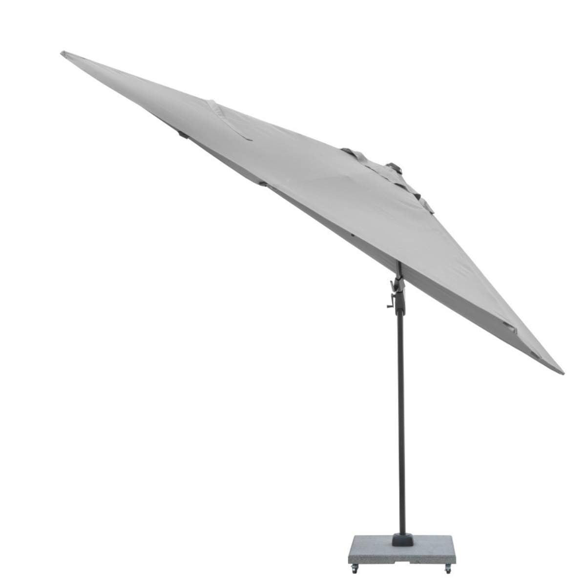 Beau&Co Voyager T2 2.7m Square Luna Grey Free Arm Parasol