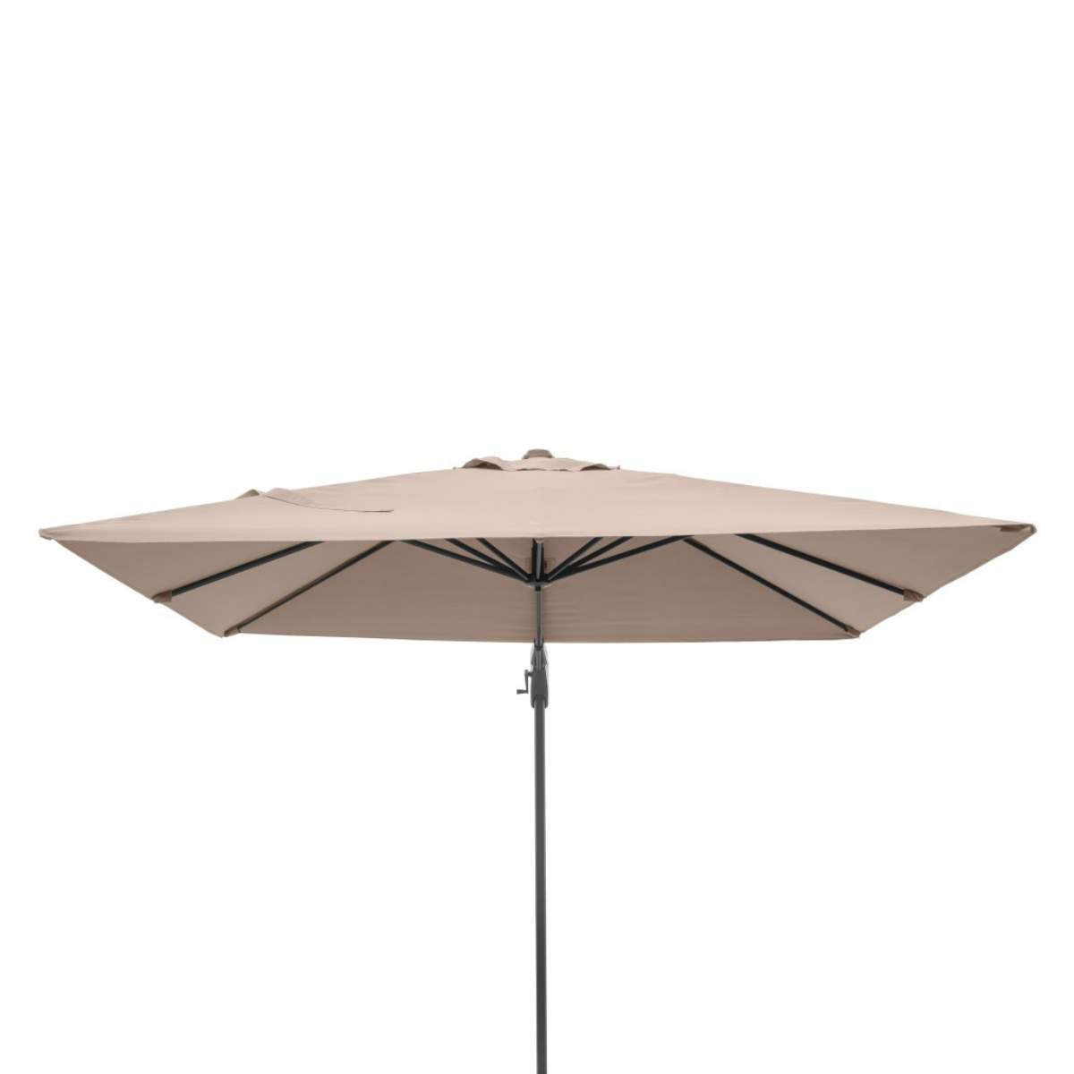 Beau&Co Voyager T2 2.7m Square Taupe Free Arm Parasol