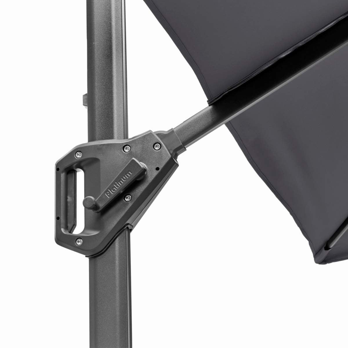 Beau&Co Voyager T1 3m x 2m Rectangular Anthracite Free Arm Parasol