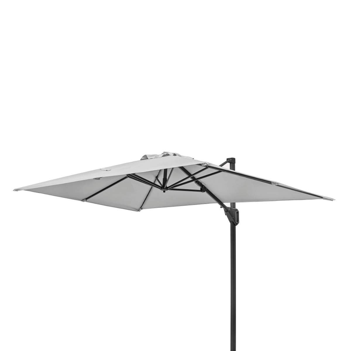 Beau&Co Voyager T1 3m x 2m Rectangular Luna Grey Free Arm Parasol