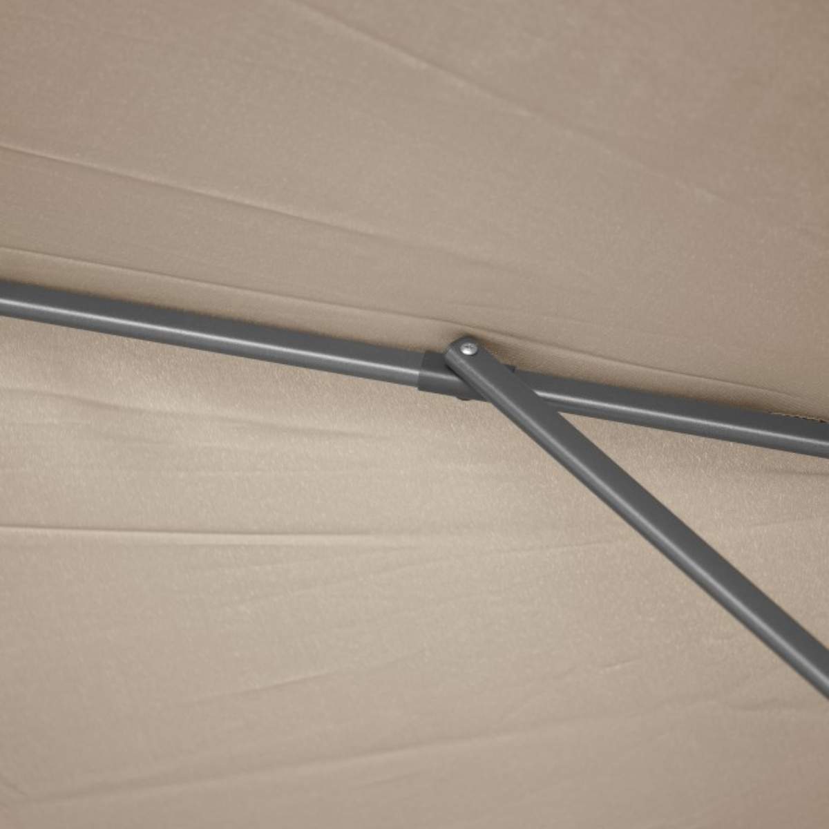Pacific Lifestyle Voyager T1 3m Round Champagne Free Arm Parasol