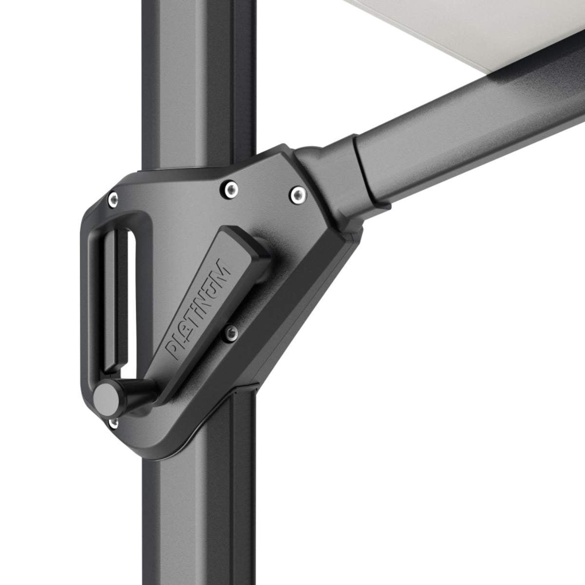 Beau&Co Voyager T1 3m Round Anthracite Free Arm Parasol