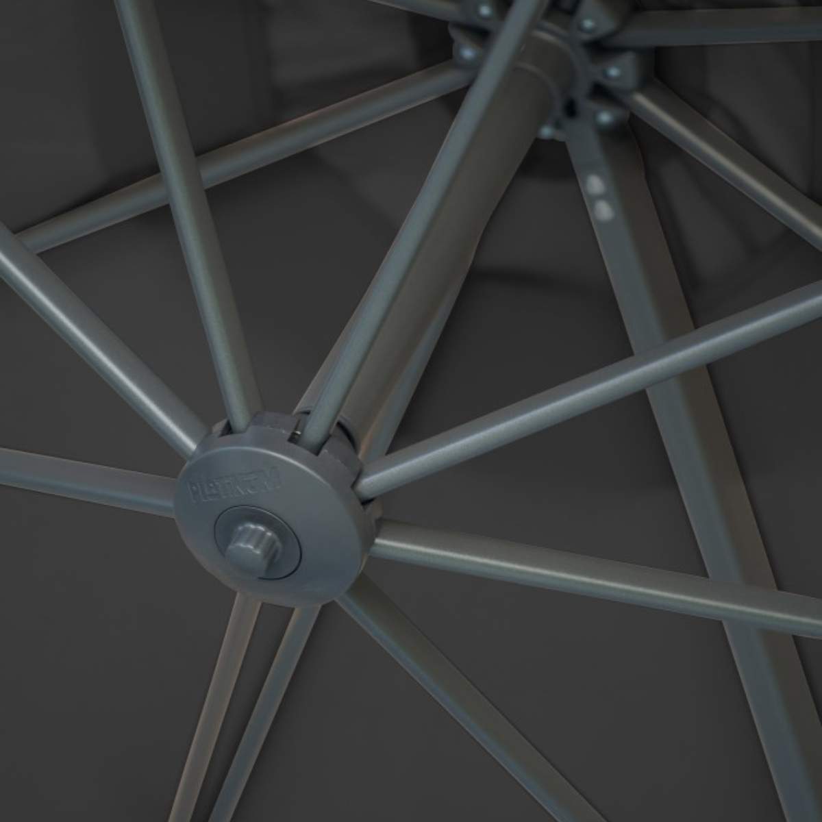 Beau&Co Voyager T1 3m Round Anthracite Free Arm Parasol