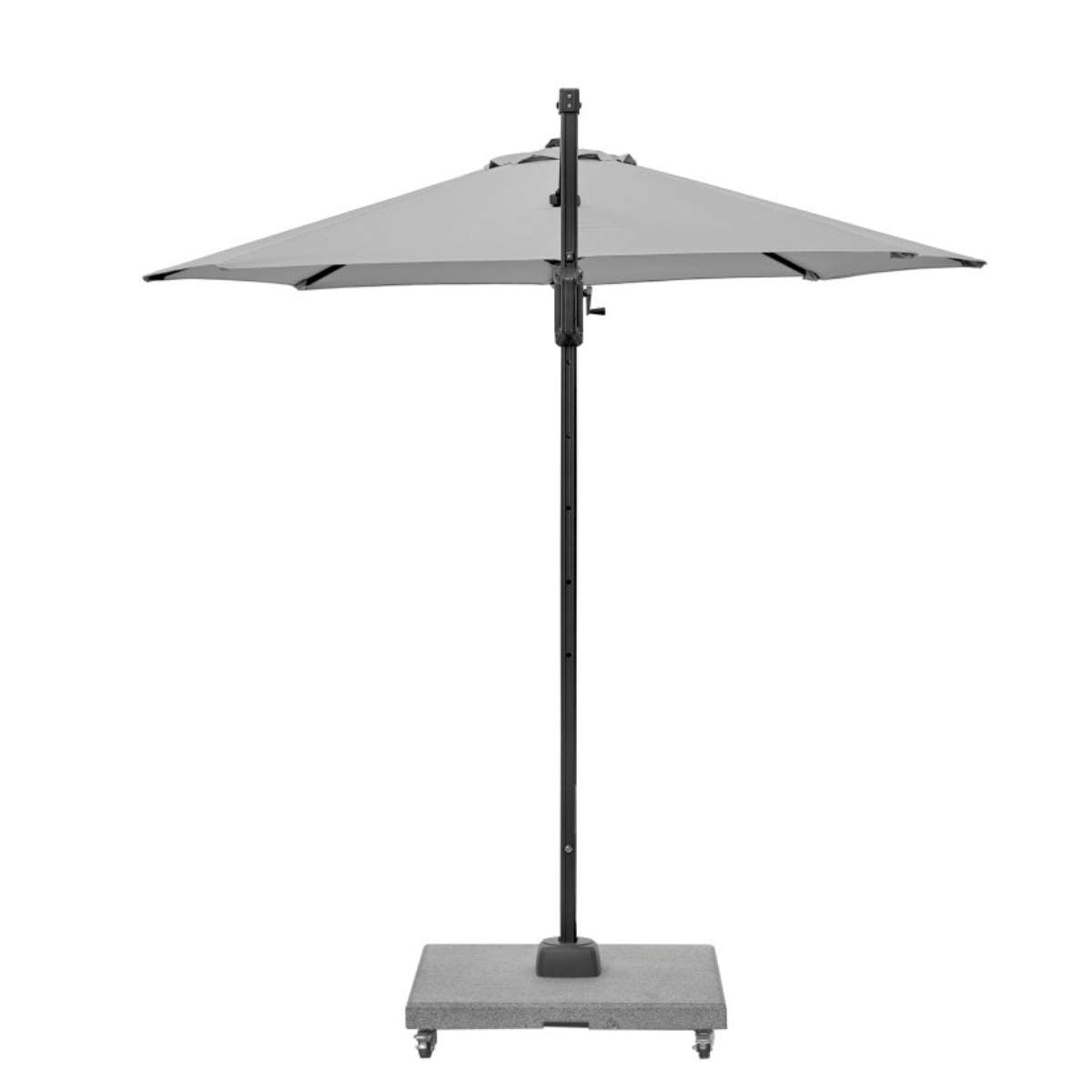 Pacific Lifestyle Voyager T1 3m Round Luna Grey Free Arm Parasol