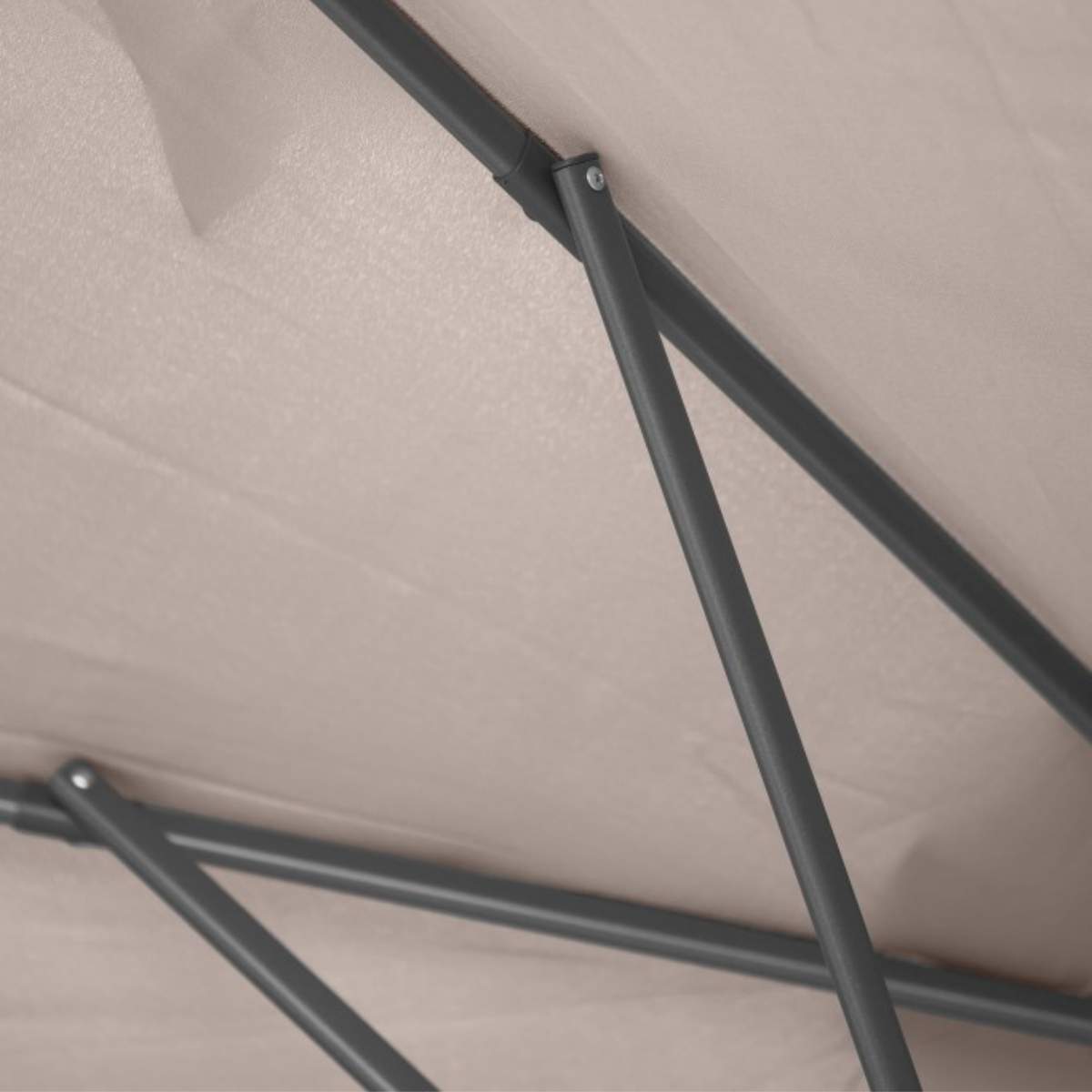 Beau&Co Voyager T1 3m Round Taupe Free Arm Parasol