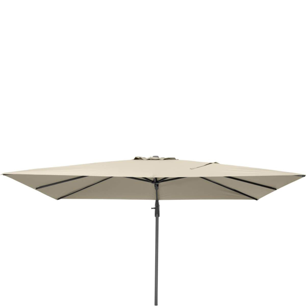 Pacific Lifestyle Challenger T2 3.5 x 2.6m Rectangular Champagne Free Arm Parasol
