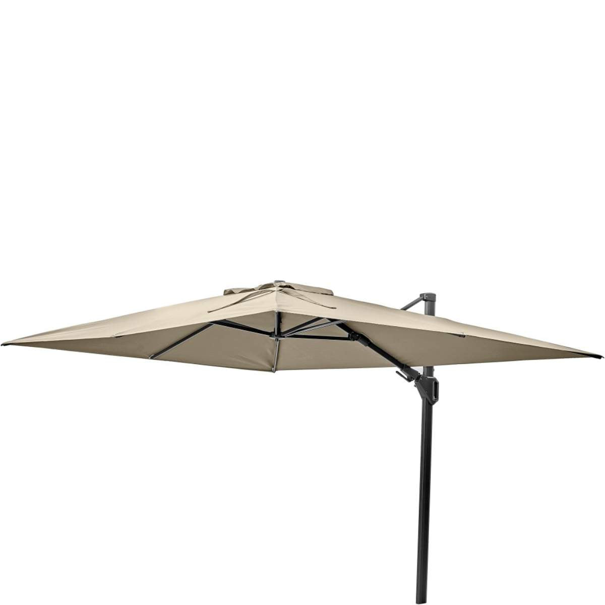 Pacific Lifestyle Challenger T2 3.5 x 2.6m Rectangular Champagne Free Arm Parasol
