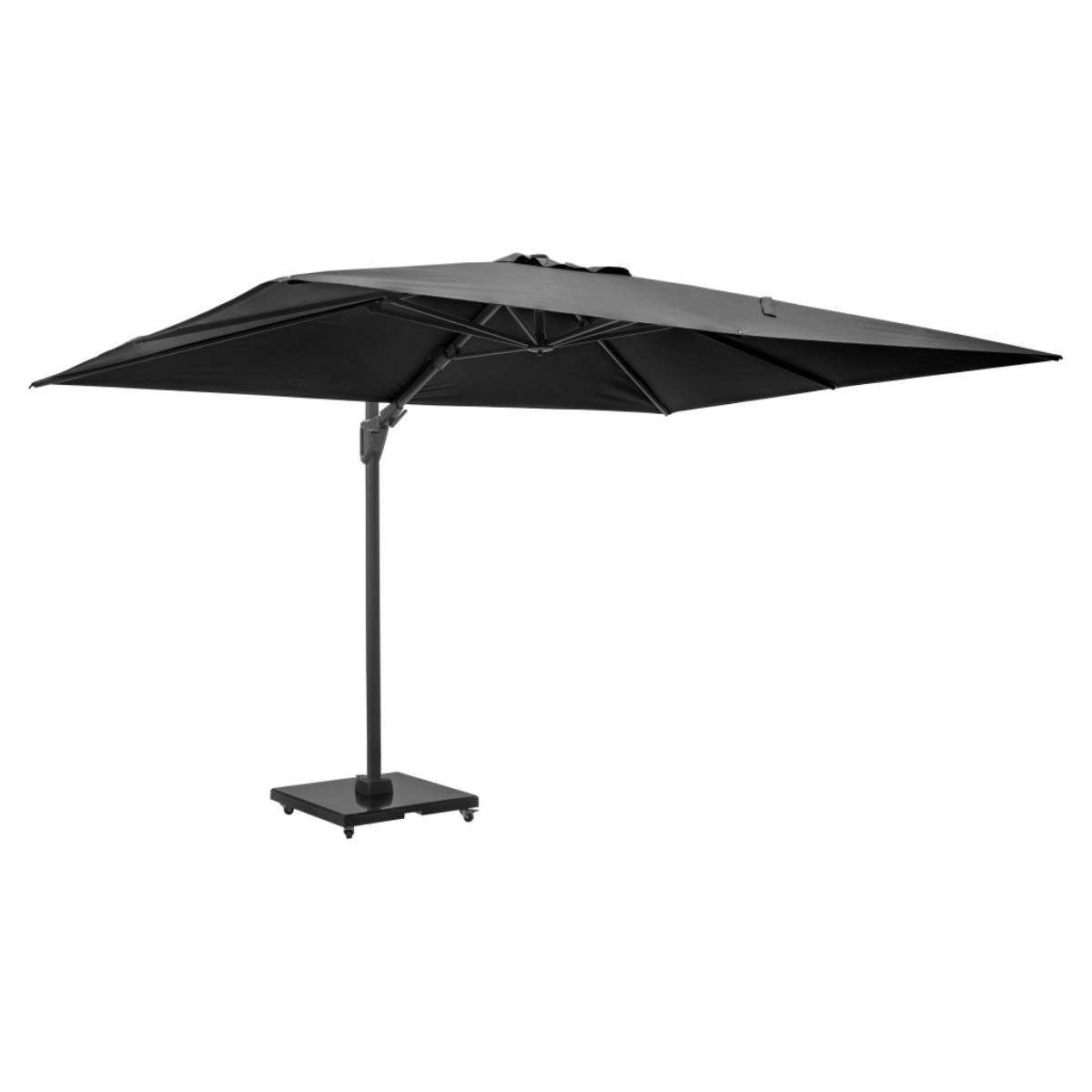Pacific Lifestyle Challenger T2 3.5 x 2.6m Rectangular Anthracite Free Arm Parasol