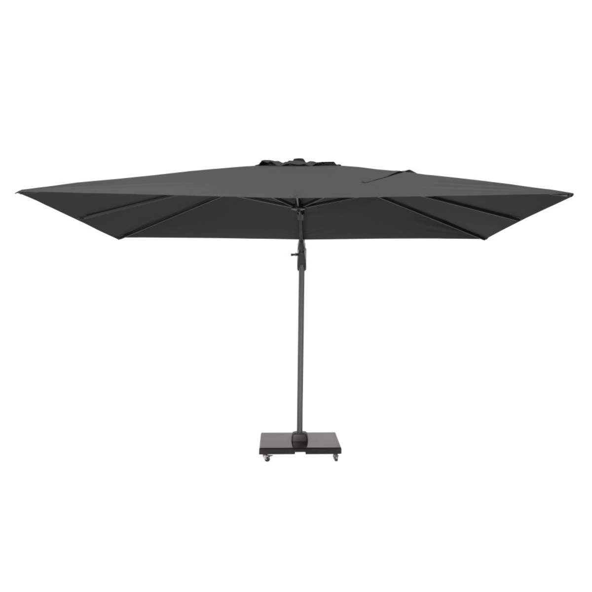 Pacific Lifestyle Challenger T2 3.5 x 2.6m Rectangular Anthracite Free Arm Parasol