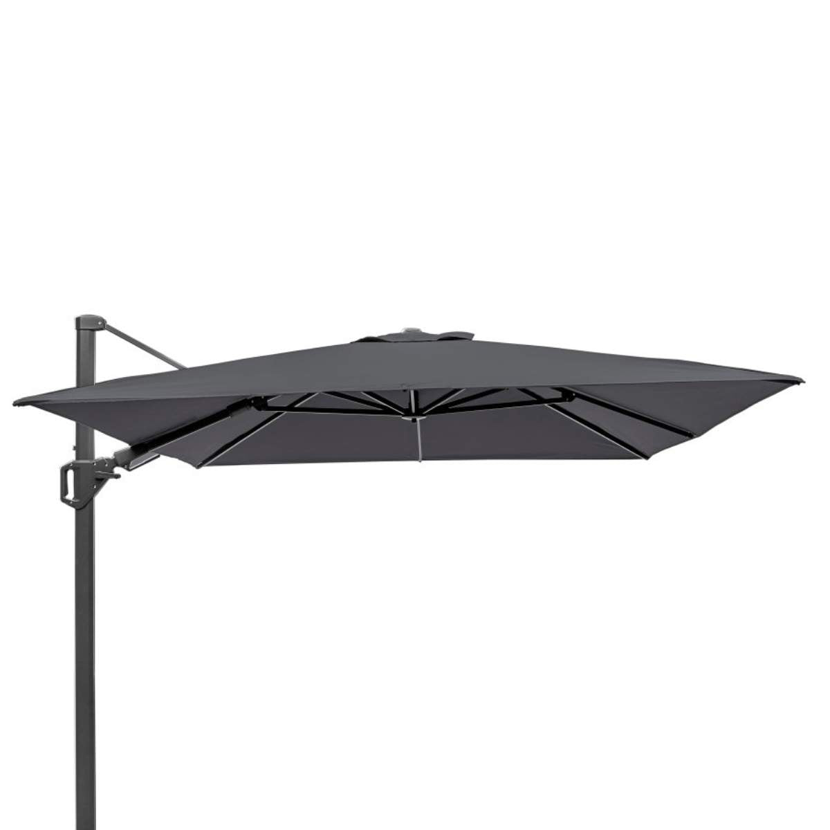Pacific Lifestyle Challenger T2 3.5 x 2.6m Rectangular Anthracite Free Arm Parasol