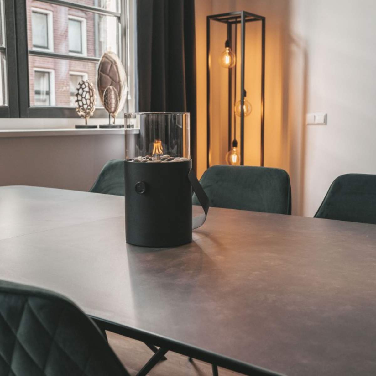 Beau&Co Cosiscoop Black Fire Lantern