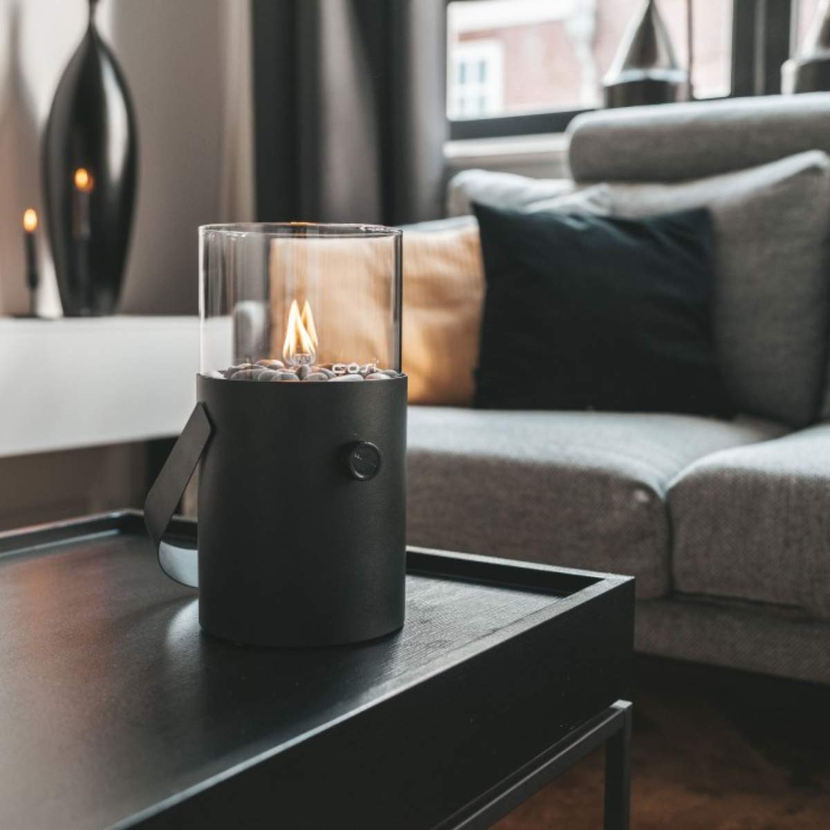 Beau&Co Cosiscoop Black Fire Lantern