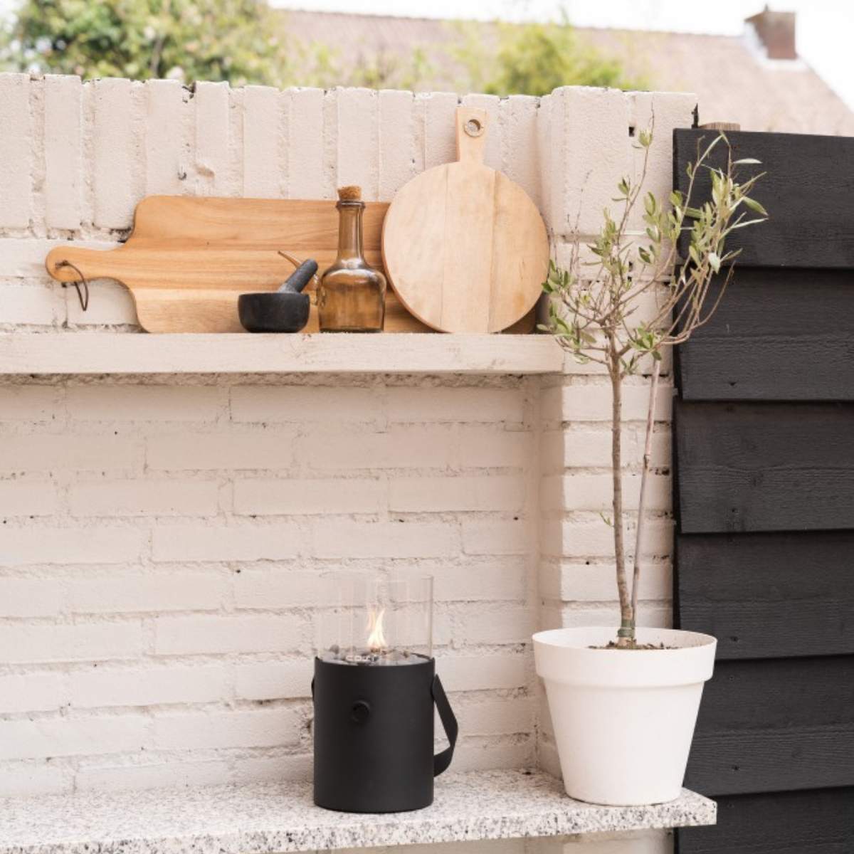 Beau&Co Cosiscoop Black Fire Lantern