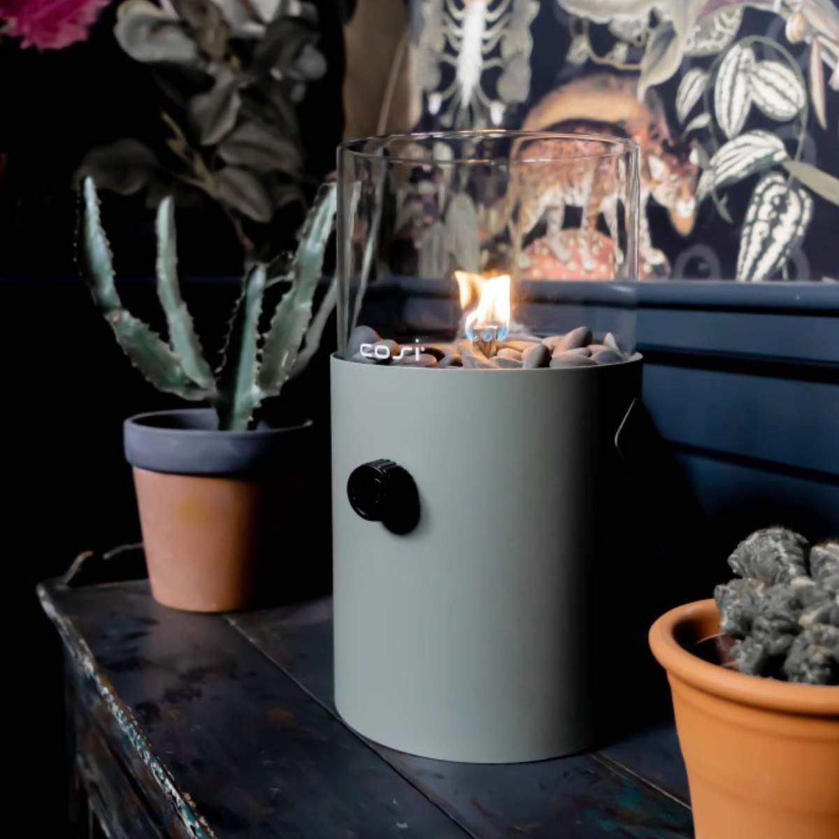 Beau&Co Cosiscoop Olive Fire Lantern