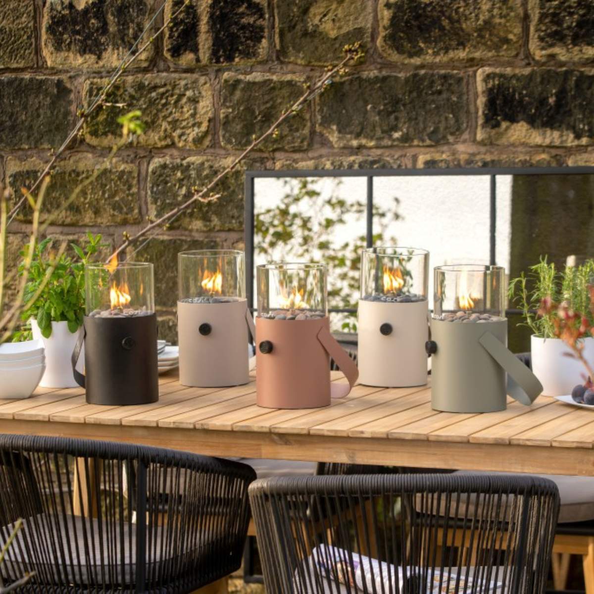 Beau&Co Cosiscoop Olive Fire Lantern