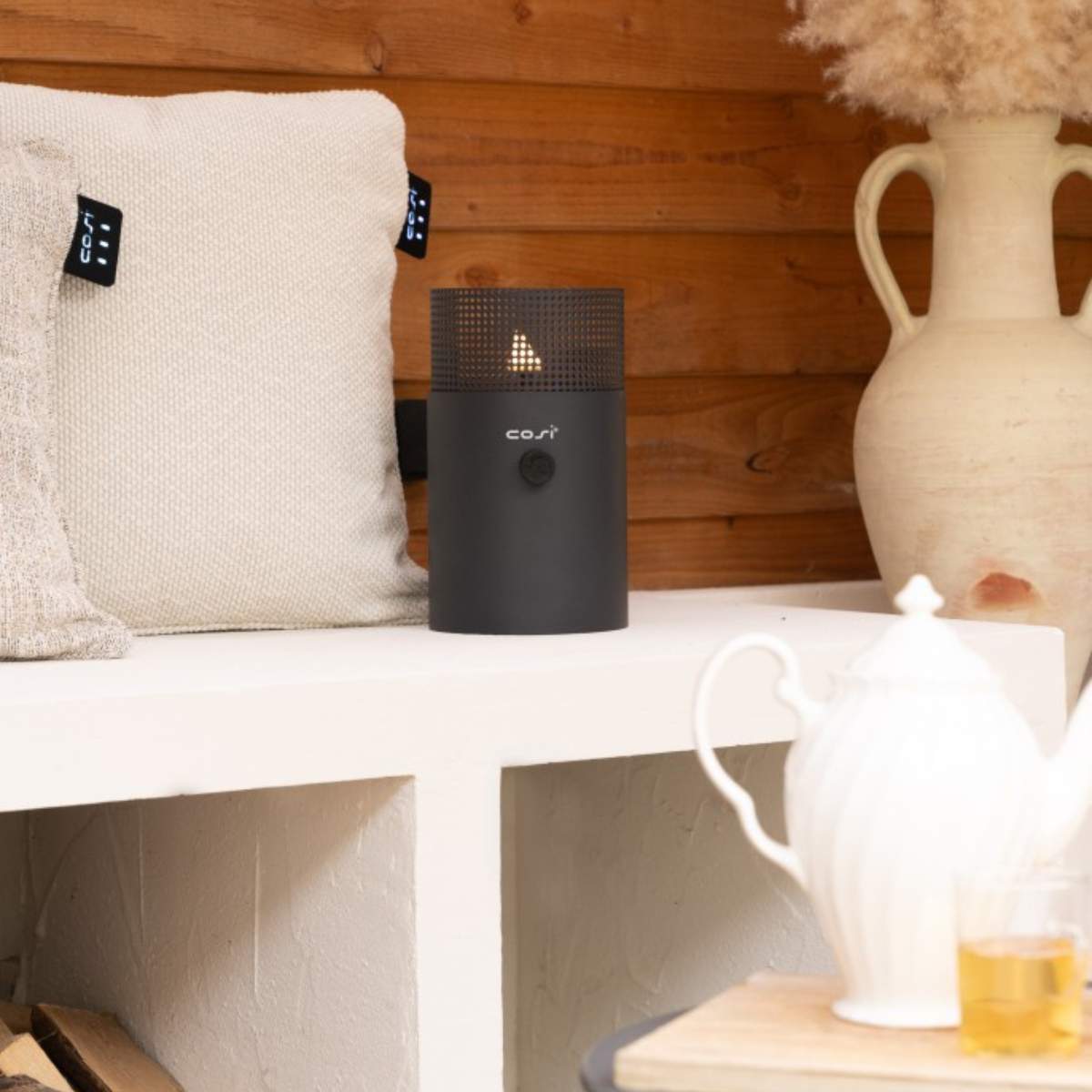 Beau&Co Cosiscoop Dot Anthracite Fire Lantern