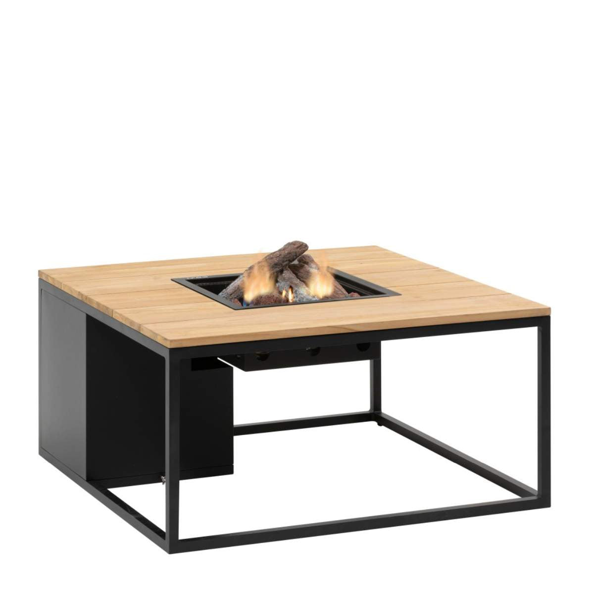 Beau&Co Cosiloft 100 Black and Teak Fire Pit Table