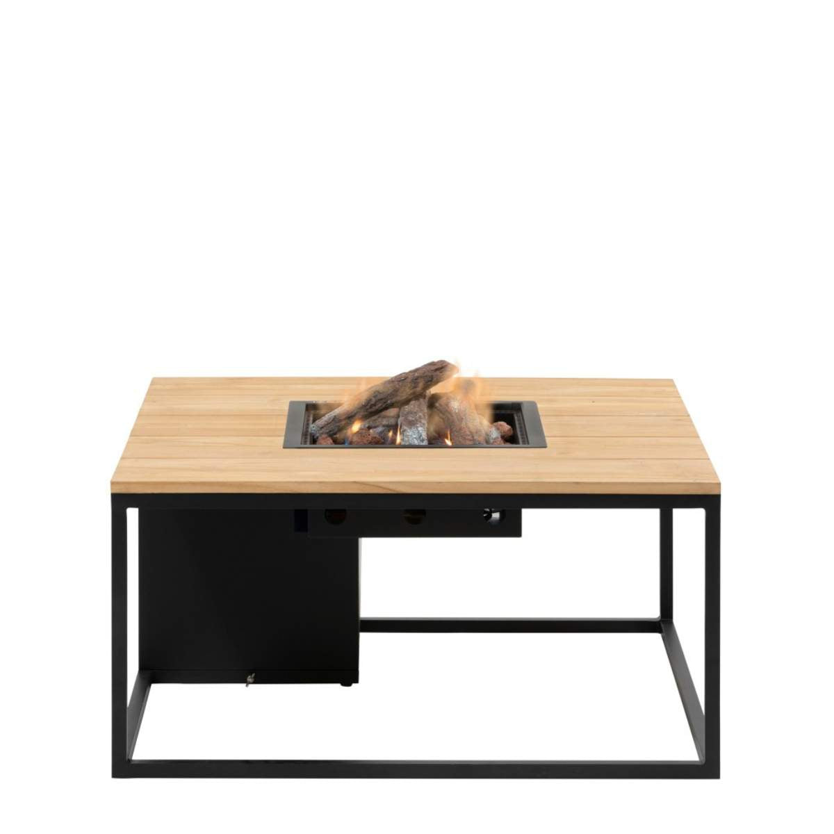 Beau&Co Cosiloft 100 Black and Teak Fire Pit Table