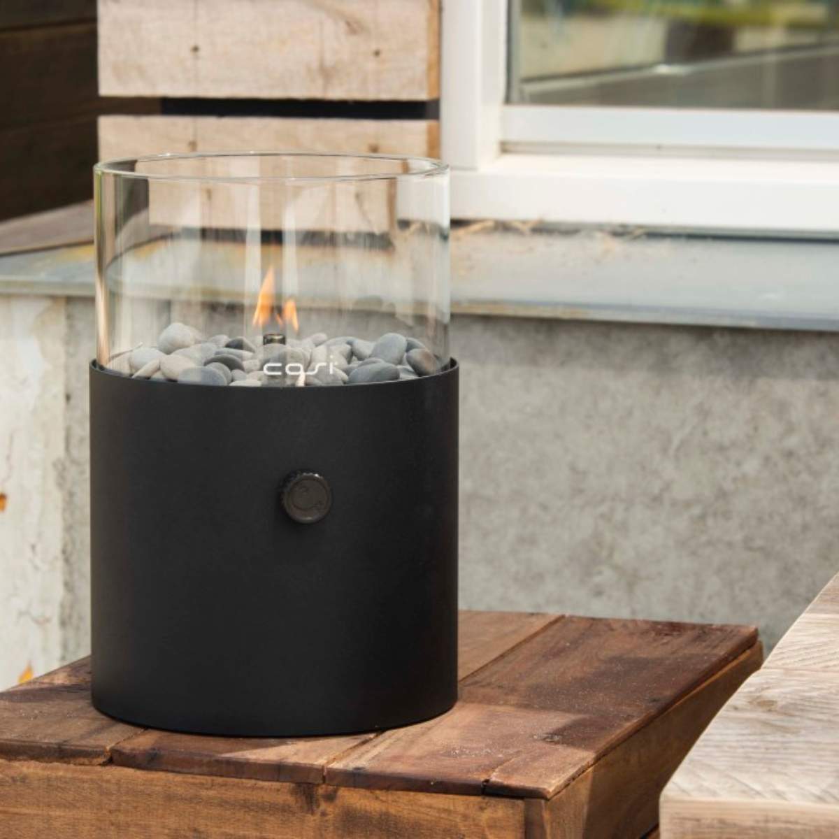 Beau&Co Cosiscoop Extra Large Black Fire Lantern