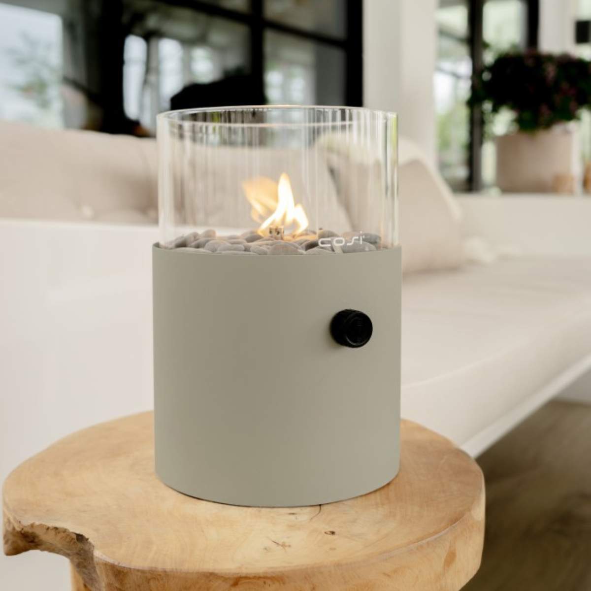 Beau&Co Cosiscoop Extra Large Olive Fire Lantern