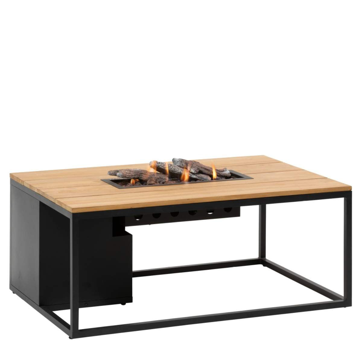 Pacific Lifestyle Cosiloft 120 Black and Teak Fire Pit Table