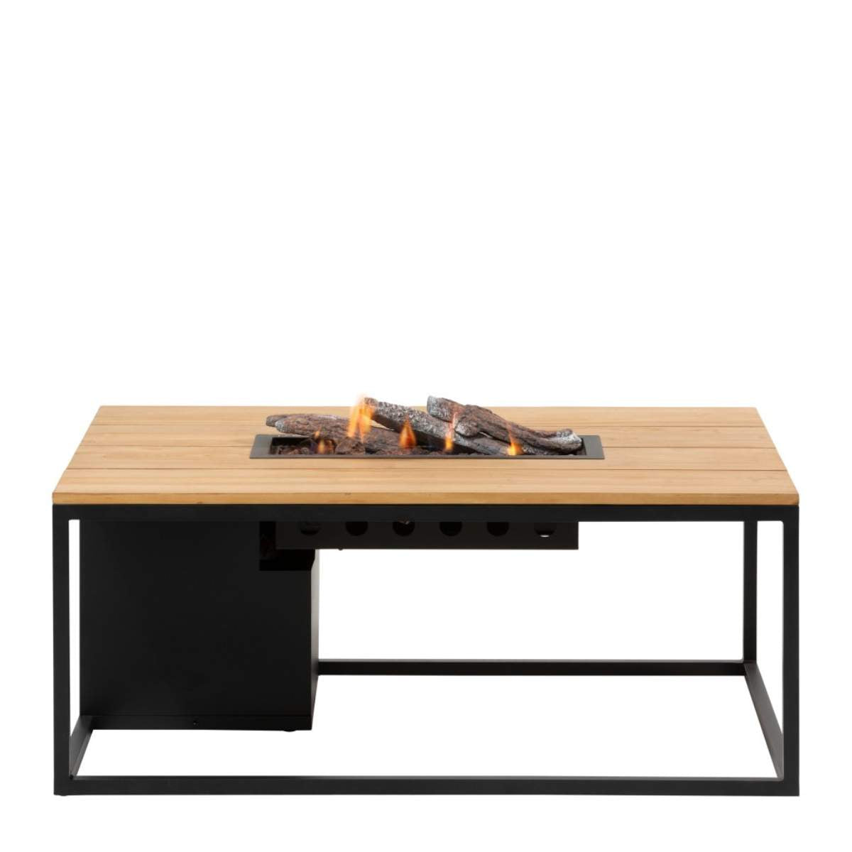 Pacific Lifestyle Cosiloft 120 Black and Teak Fire Pit Table