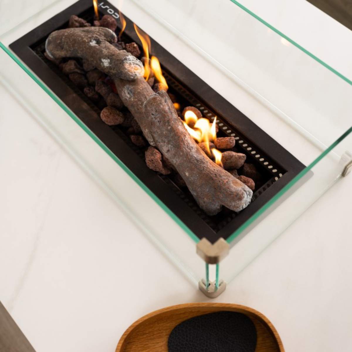 Beau&Co Ceramic Wood Effect Logs 4 Pieces