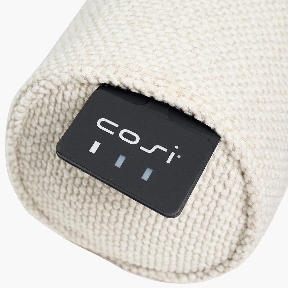 Beau&Co Cosipillow Heated Comfort Bolster Teddy 45x15cm