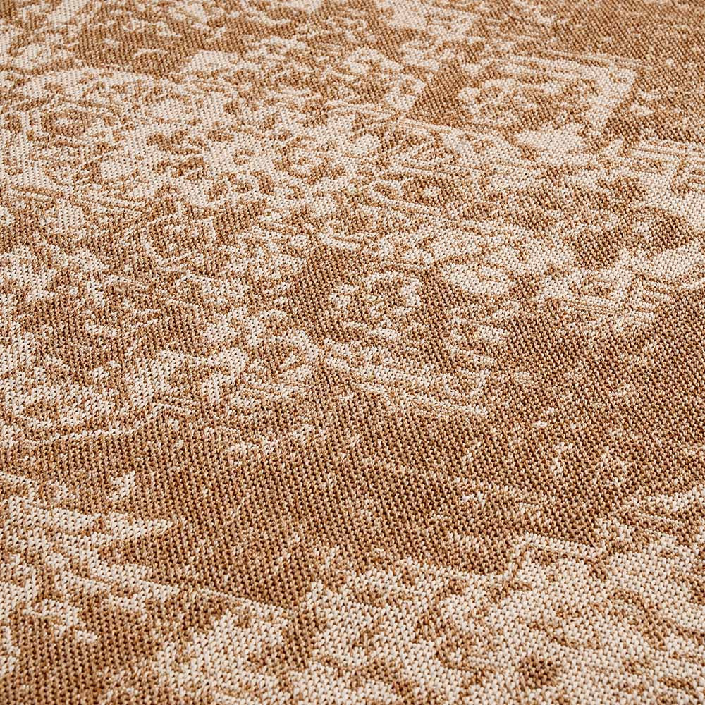 Beau&Co Indoor Outdoor Natural and White Vintage Design Rug