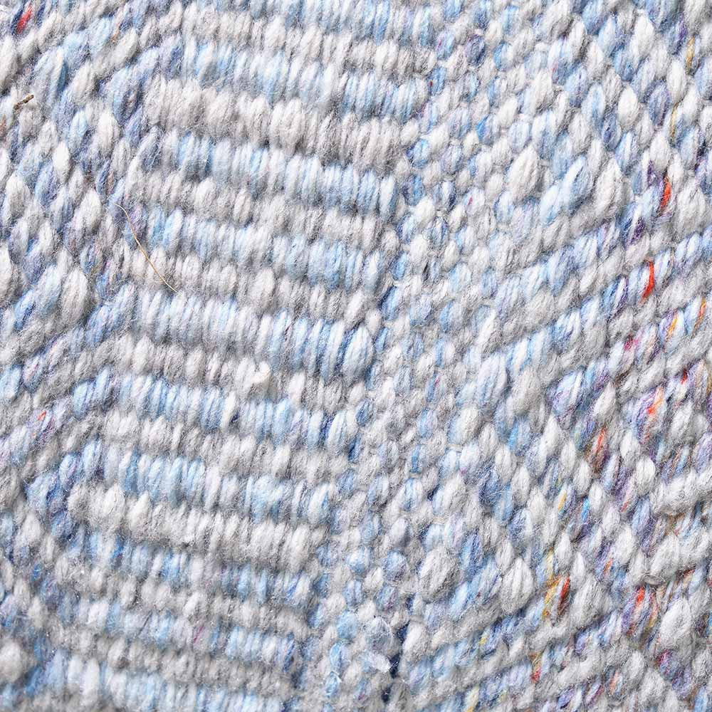 Pacific Lifestyle Indoor Outdoor Aqua Blue and White Inca Design Scatter Cushion