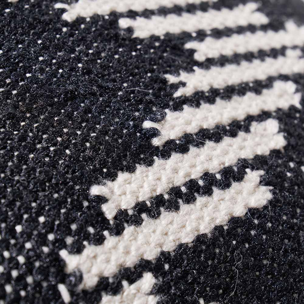 Pacific Lifestyle Indoor Outdoor Black and White Chevron Design Scatter Cushion