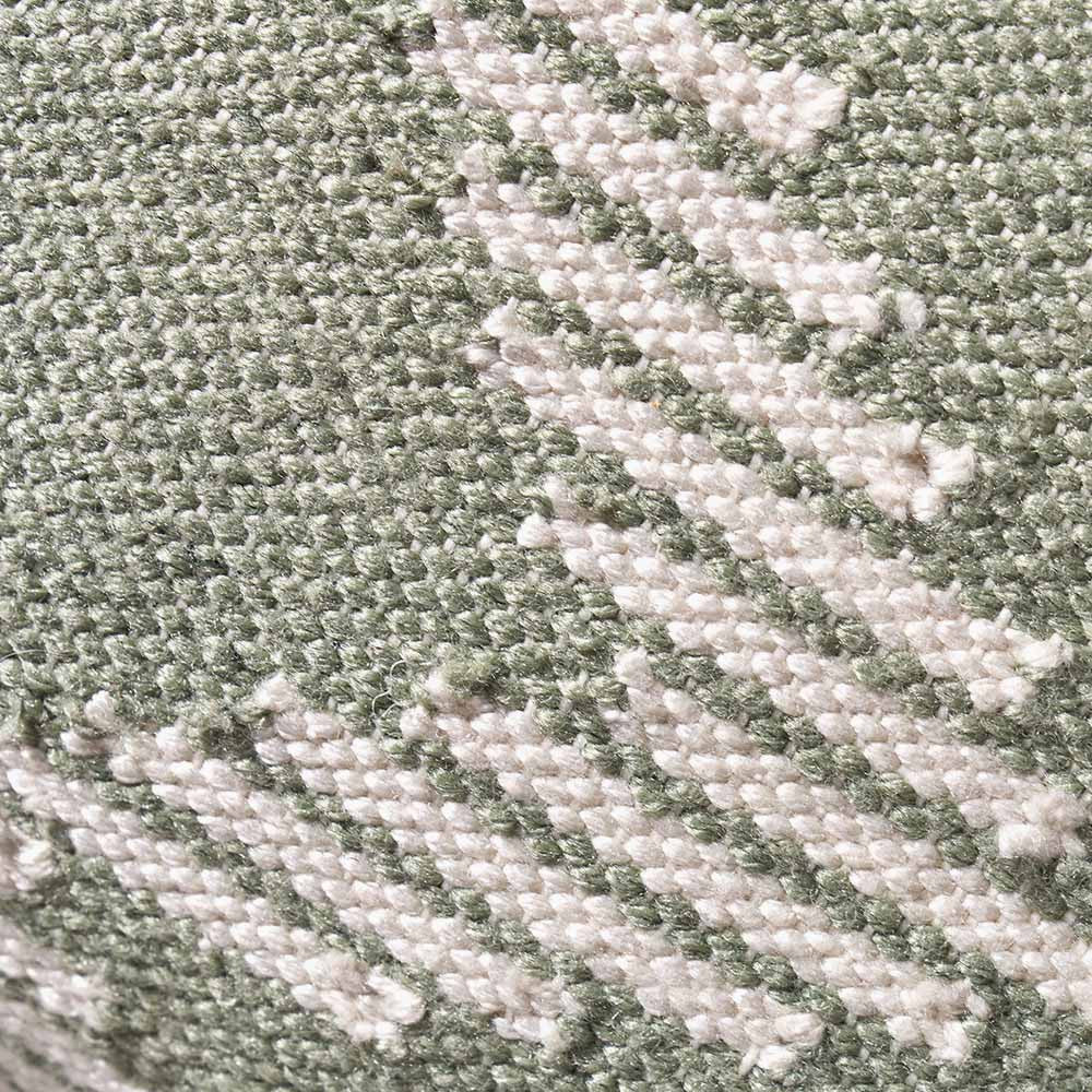 Pacific Lifestyle Indoor Outdoor Sage and White Chevron Design Scatter Cushion