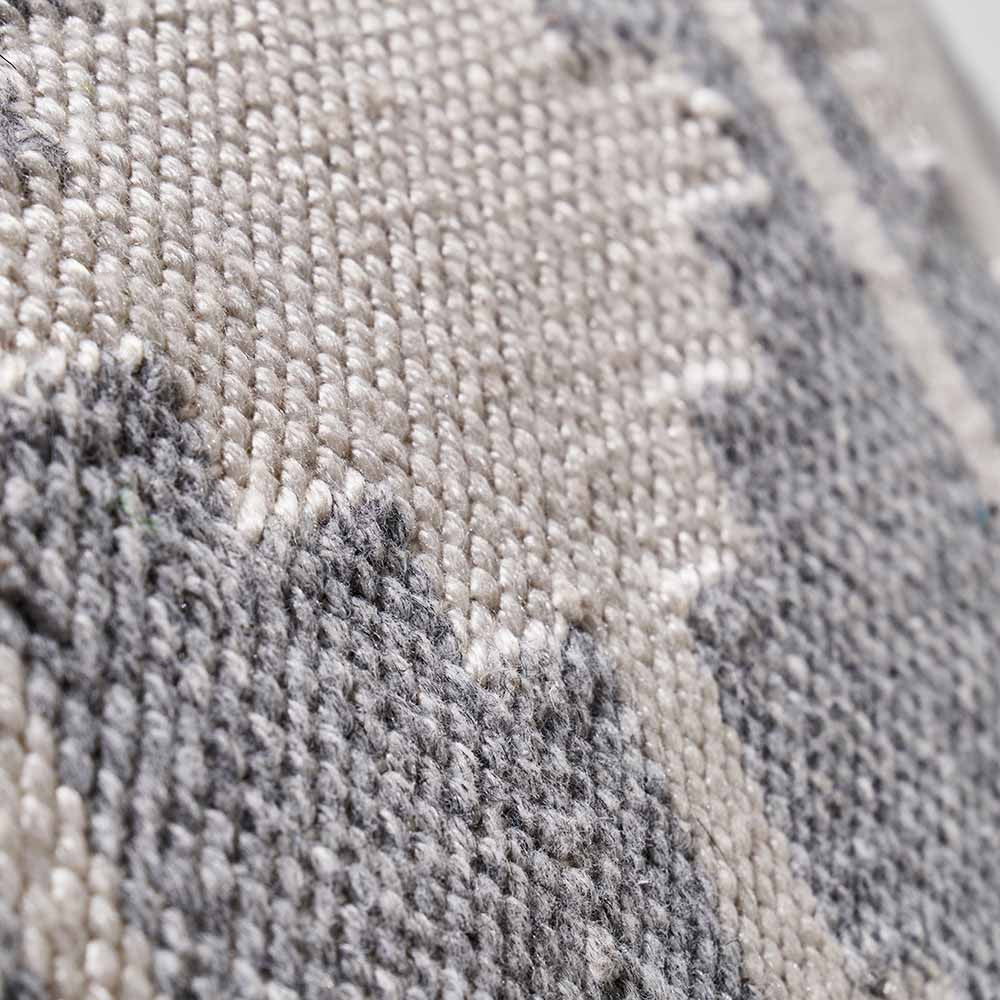 Pacific Lifestyle Indoor Outdoor Grey and White Moroccan Design Scatter Cushion