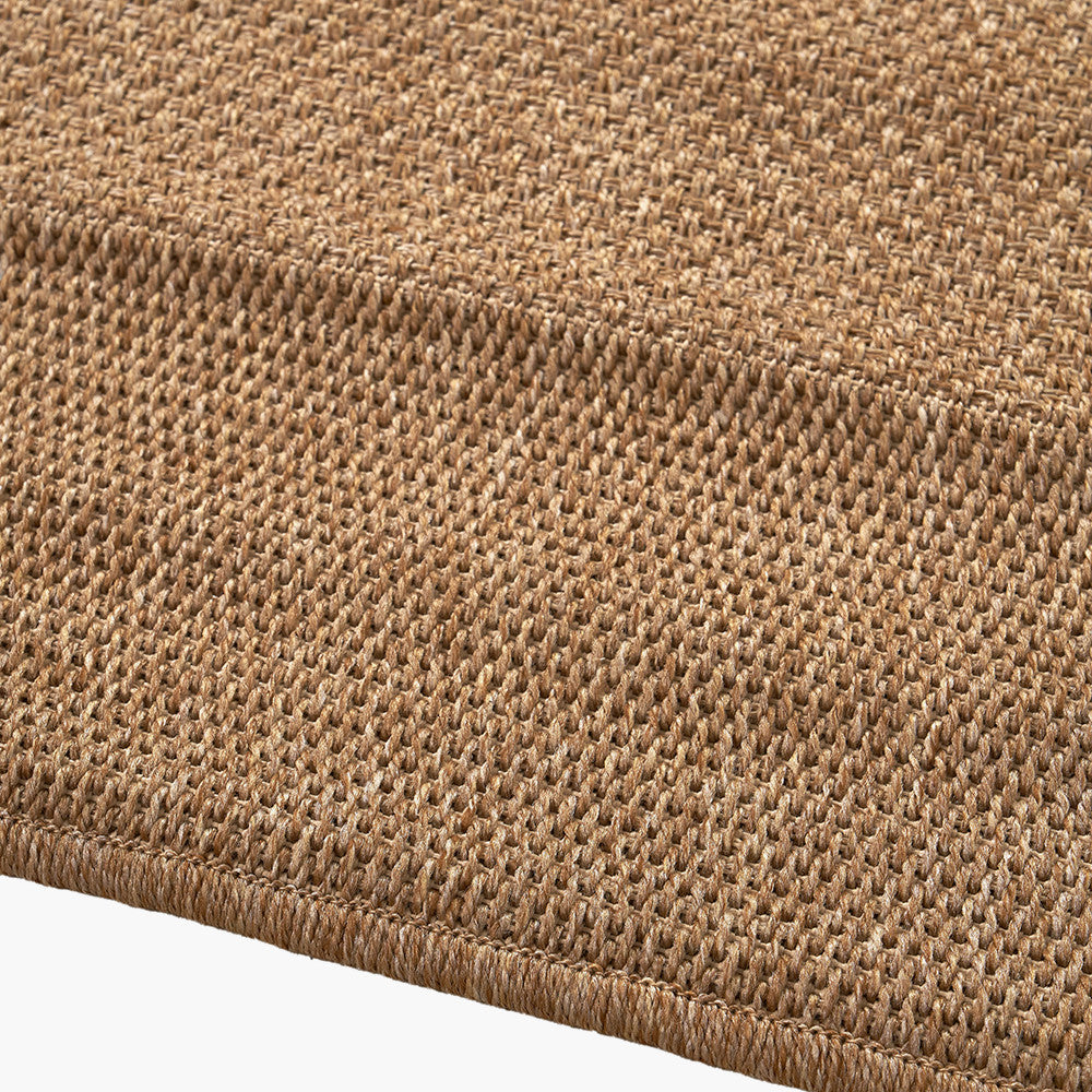 Pacific Lifestyle Indoor Outdoor Natural Border Design Rug