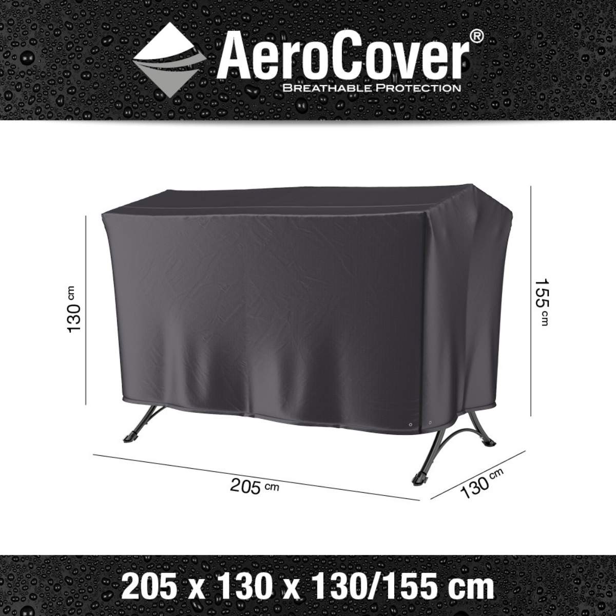 Pacific Lifestyle Swing Aerocover 205 x 130 x 155cm high