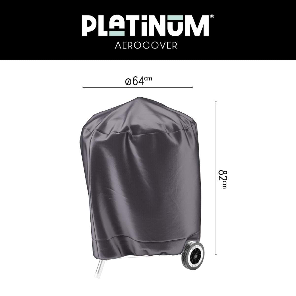 Pacific Lifestyle Barbecue Kettle Aerocover Round 64 x 82cm high
