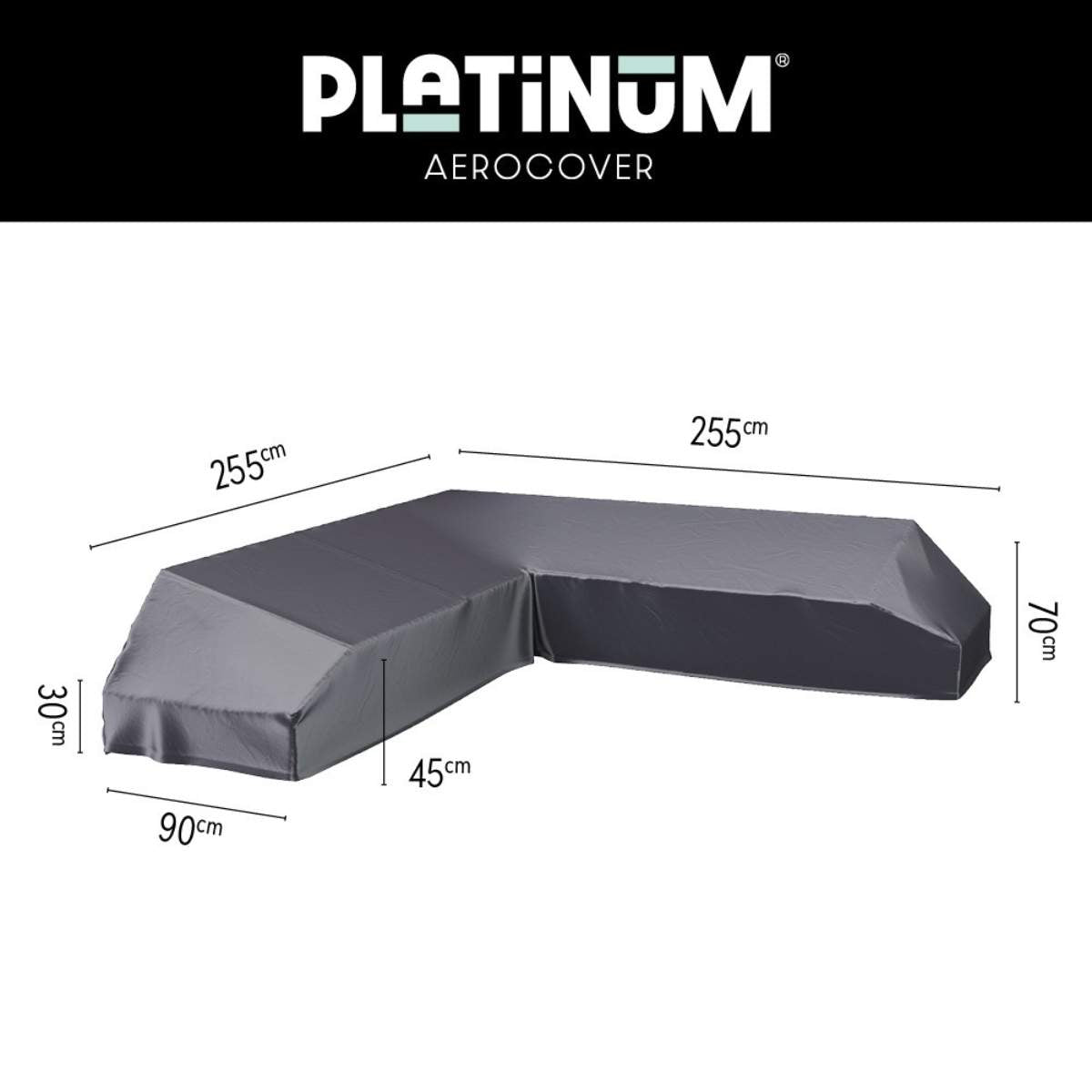 Pacific Lifestyle Platform Aerocover 255x255x90xH30/45/70cm high
