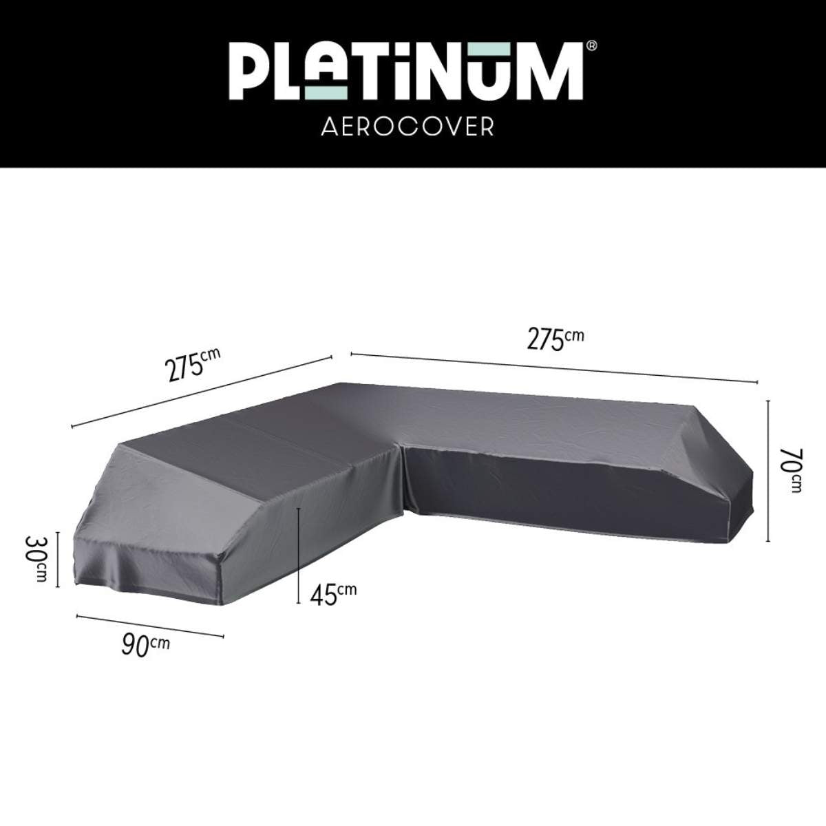 Pacific Lifestyle Platform Aerocover 275x275x90xH30/45/70cm high