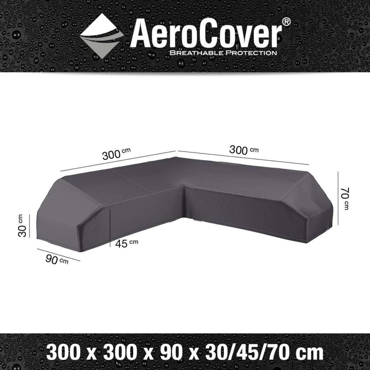 Beau&Co Platform Aerocover 300x300x90xH30/45/70cm high