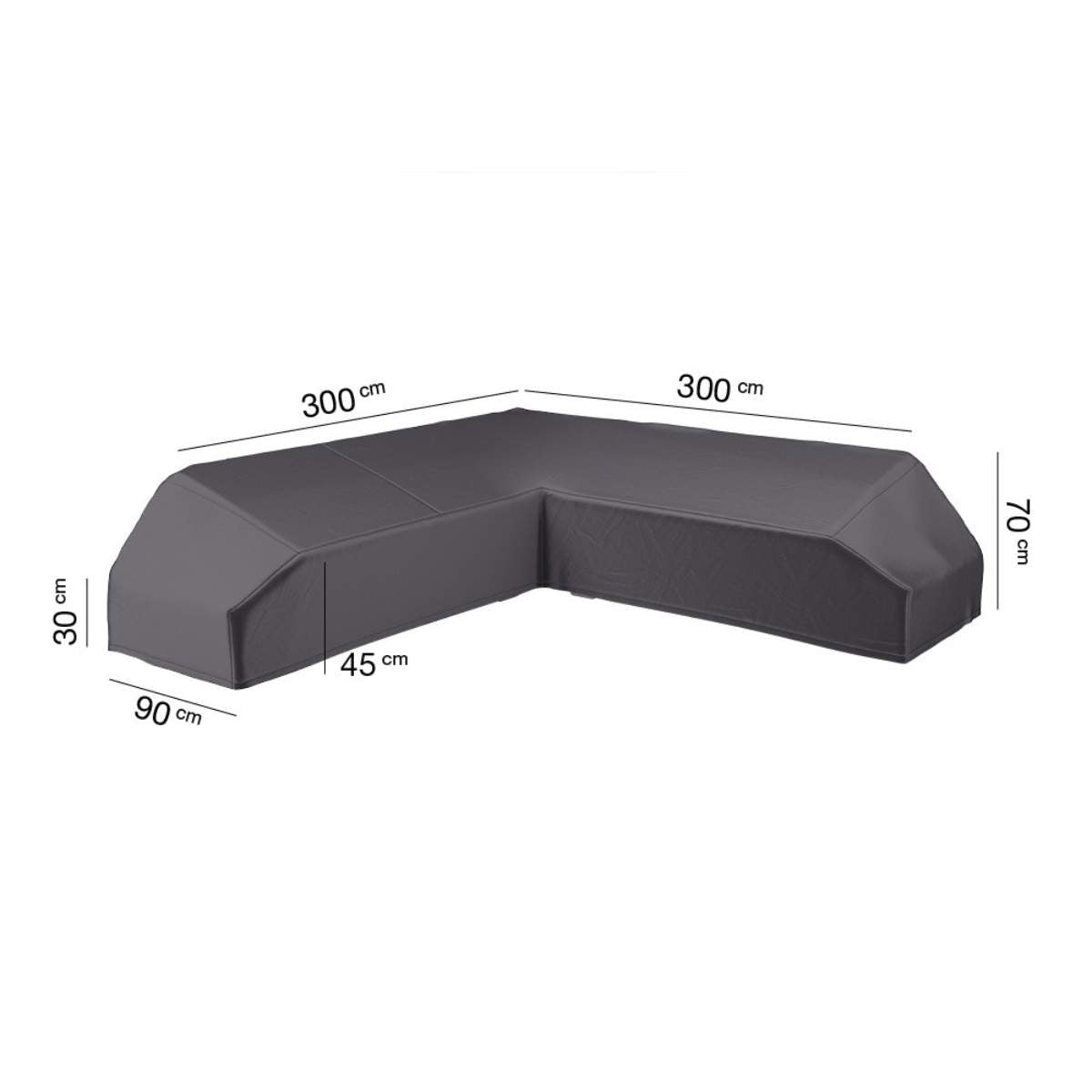 Beau&Co Platform Aerocover 300x300x90xH30/45/70cm high