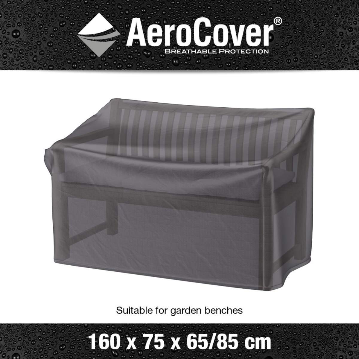 Beau&Co Garden Bench Aerocover 160x75x65/85cm high