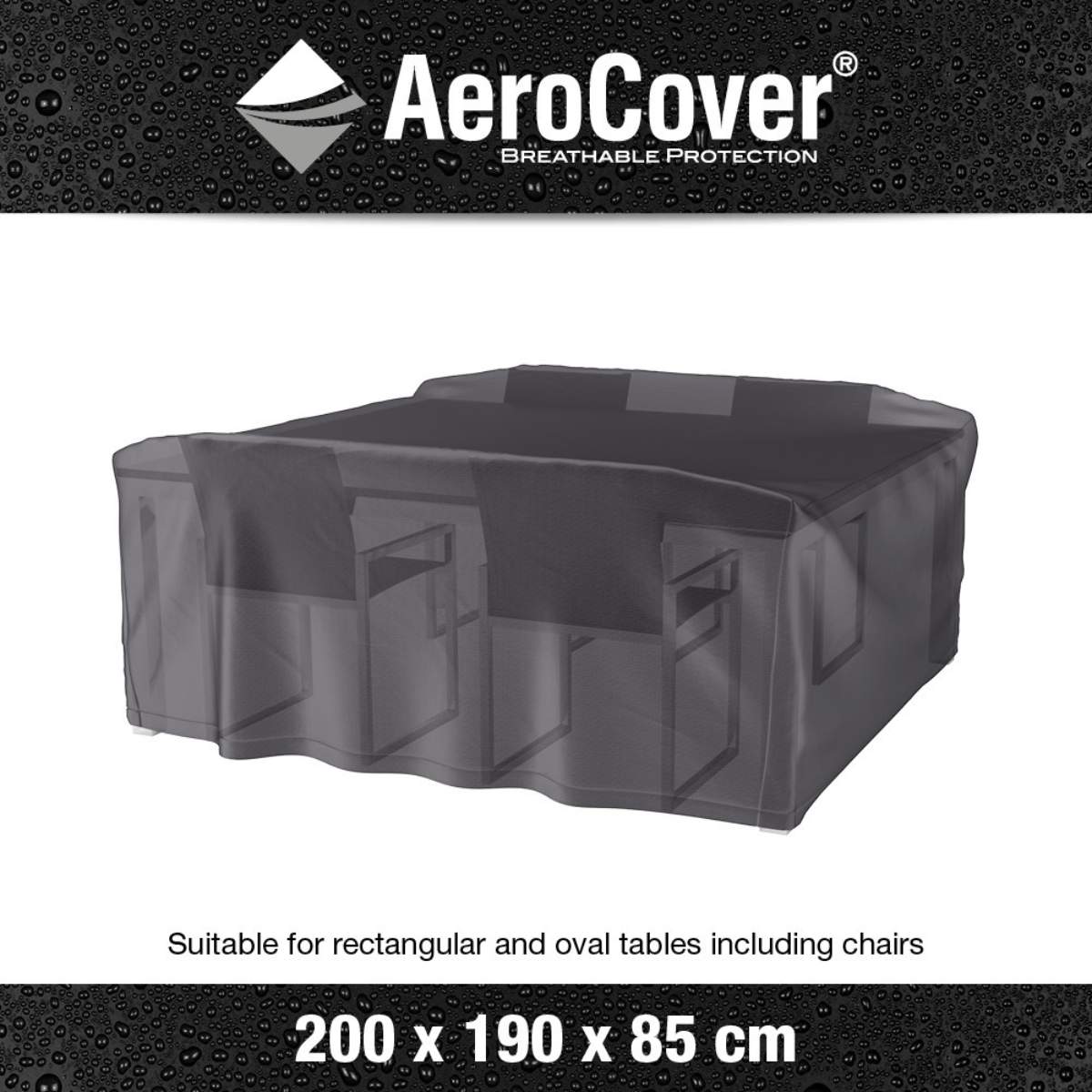 Pacific Lifestyle Garden Set Aerocover 200 x 190 x 85cm high