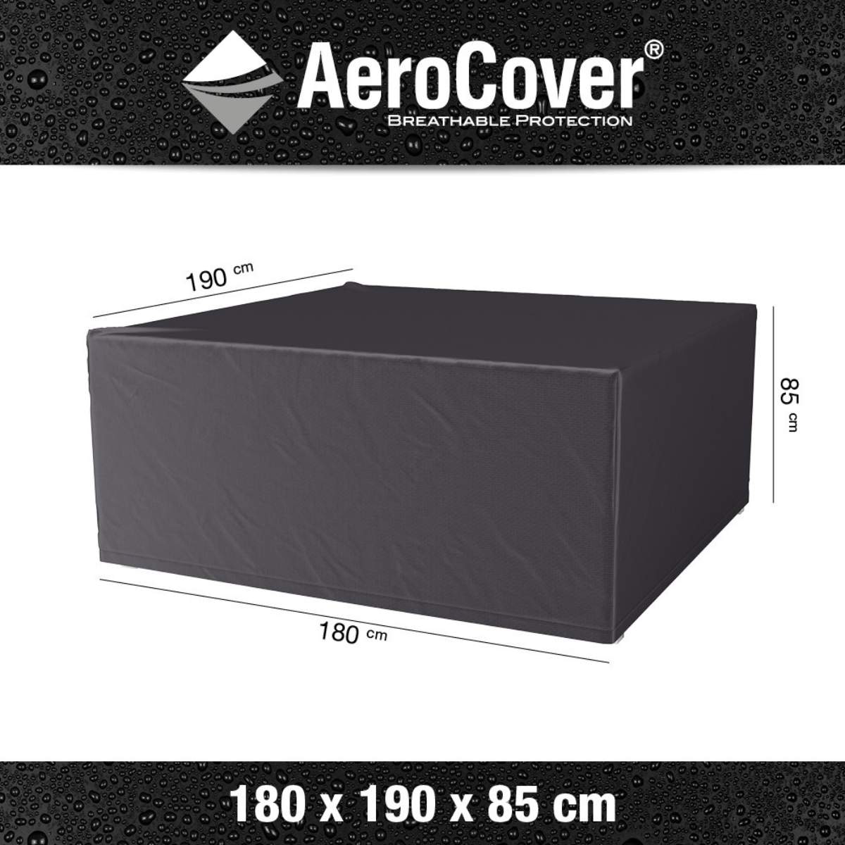 Pacific Lifestyle Garden Set Aerocover Rectangular 180x190x85cm high