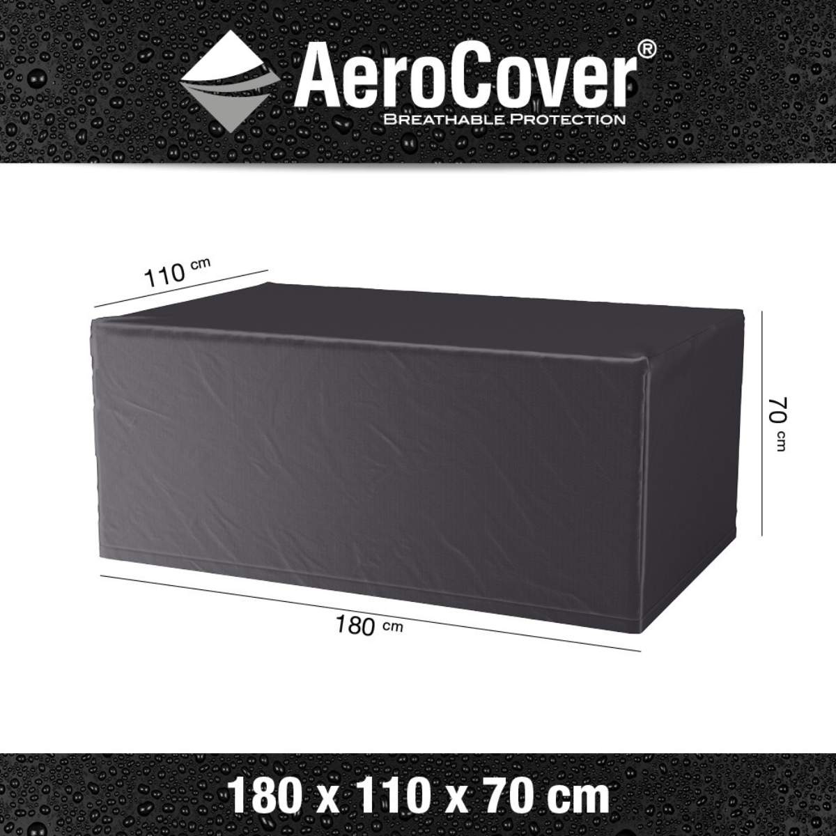 Pacific Lifestyle Table Aerocover 180x110x70cm high