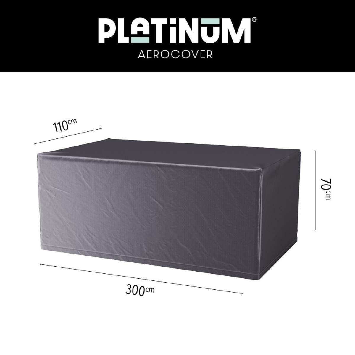 Pacific Lifestyle Table Aerocover 300x110x70cm high