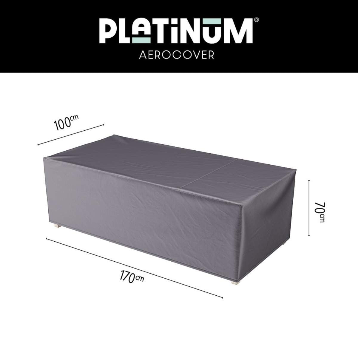 Pacific Lifestyle Bench Aerocover 170 x 100 x 70cm high